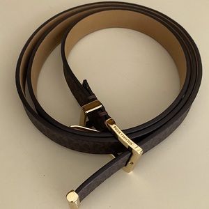 NWOT Michael Kors brown signature women’s belt